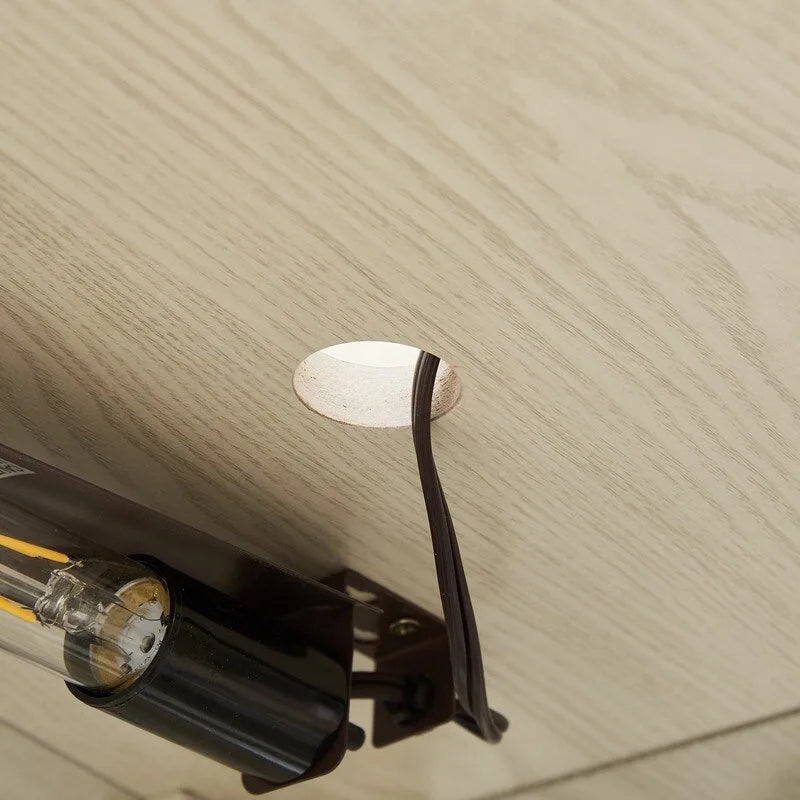 Meuble d'angle blanc avec portes vitrées et éclairage intégré, montage par 1 personne