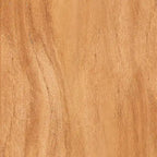 Étagère d'angle en teck teinté marron, 3 tablettes