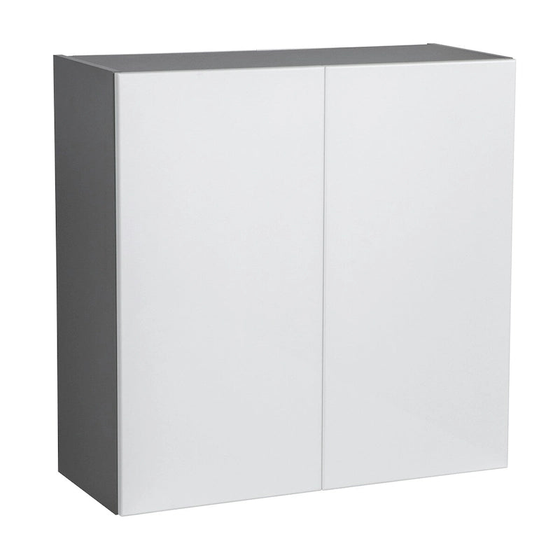 Meuble haut de 68,6 cm (L) x 76,2 cm (H) x 30,5 cm (P) – Double porte, 6 coloris