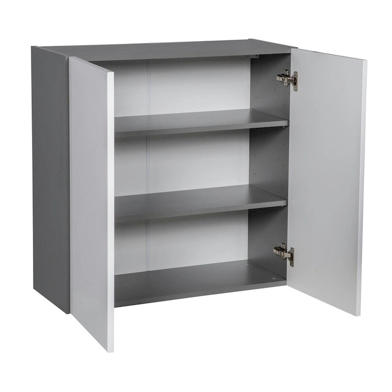 Meuble haut de 68,6 cm (L) x 76,2 cm (H) x 30,5 cm (P) – Double porte, 6 coloris