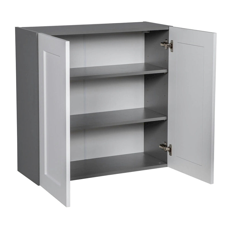 Meuble haut de 68,6 cm (L) x 76,2 cm (H) x 30,5 cm (P) – Double porte, 6 coloris
