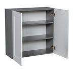 Meuble haut de 68,6 cm (L) x 76,2 cm (H) x 30,5 cm (P) – Double porte, 6 coloris