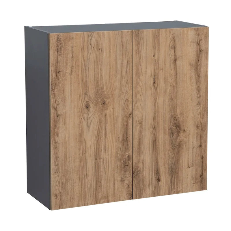 Meuble haut de 68,6 cm (L) x 76,2 cm (H) x 30,5 cm (P) – Double porte, 6 coloris