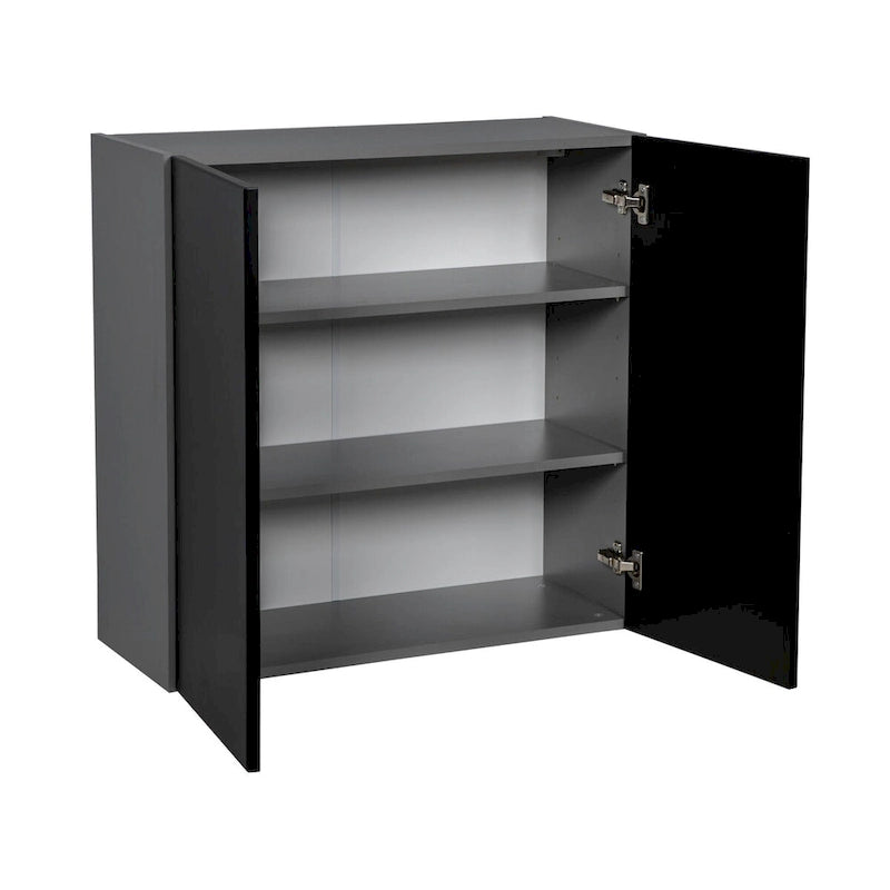 Meuble haut de 68,6 cm (L) x 76,2 cm (H) x 30,5 cm (P) – Double porte, 6 coloris