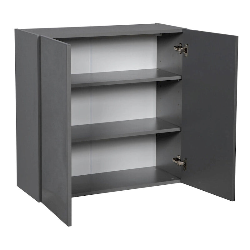 Meuble haut de 68,6 cm (L) x 76,2 cm (H) x 30,5 cm (P) – Double porte, 6 coloris