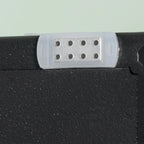 Armoire de rangement métallique blanche à 2 portes avec 4 étagères réglables, usage individuel