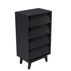Commode marron/noire à 4 ou 6 tiroirs, style Mid-Century, pour chambre à coucher
