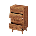 Commode marron/noire à 4 ou 6 tiroirs, style Mid-Century, pour chambre à coucher