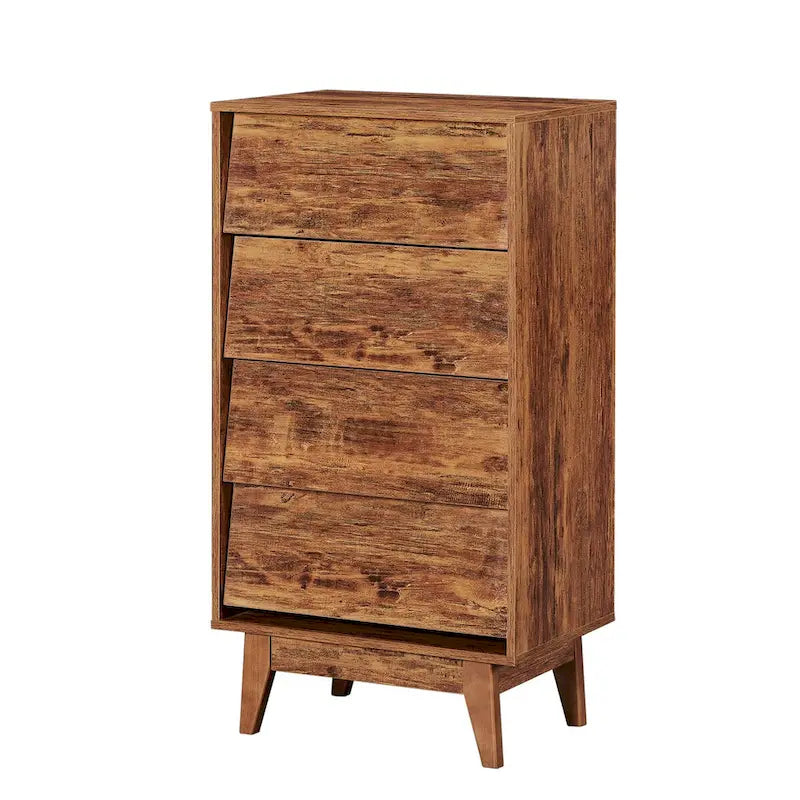 Commode marron/noire à 4 ou 6 tiroirs, style Mid-Century, pour chambre à coucher