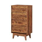 Commode marron/noire à 4 ou 6 tiroirs, style Mid-Century, pour chambre à coucher