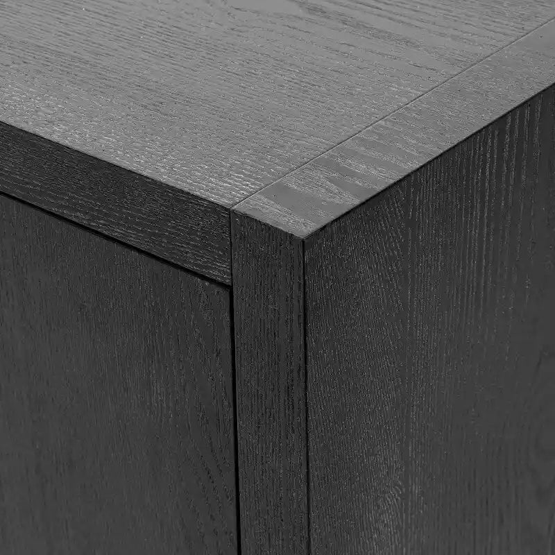Buffet en bois avec 4 poignées métalliques, 3 couleurs