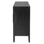 Buffet en bois avec 4 poignées métalliques, 3 couleurs