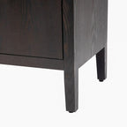 Buffet en bois avec 4 poignées métalliques, 3 couleurs