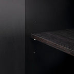 Buffet en bois avec 4 poignées métalliques, 3 couleurs
