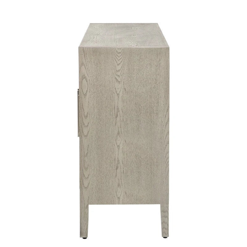 Buffet en bois avec 4 poignées métalliques, 3 couleurs
