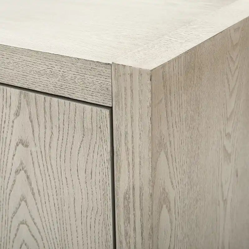 Buffet en bois avec 4 poignées métalliques, 3 couleurs