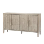 Buffet en bois avec 4 poignées métalliques, 3 couleurs