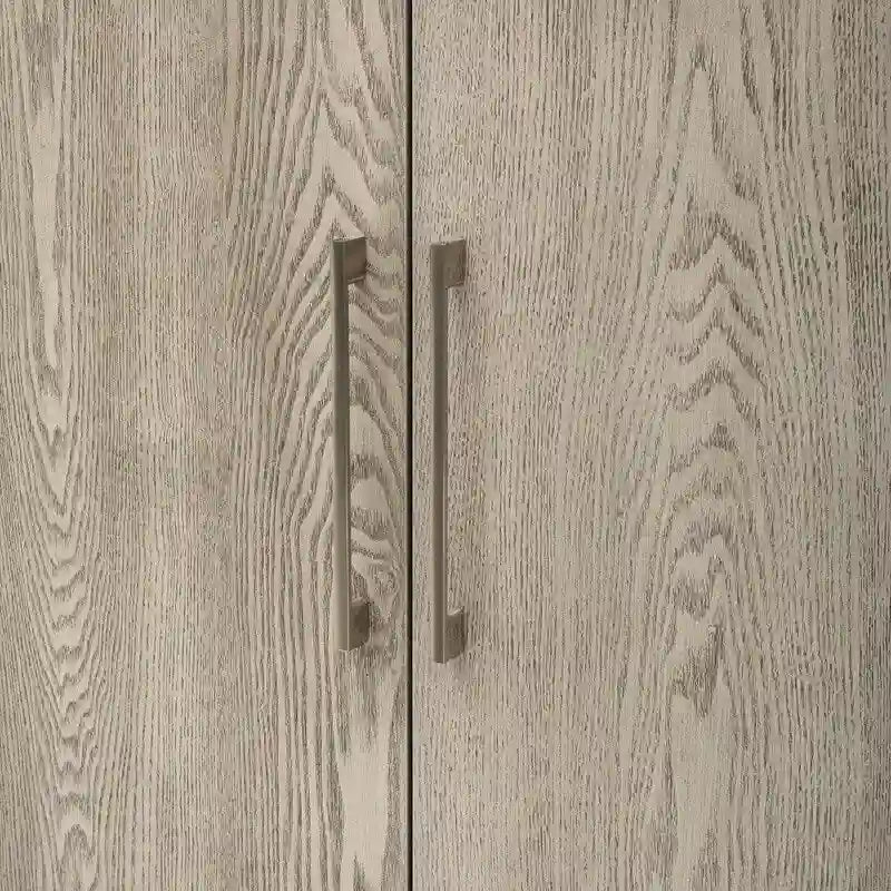 Buffet en bois avec 4 poignées métalliques, 3 couleurs
