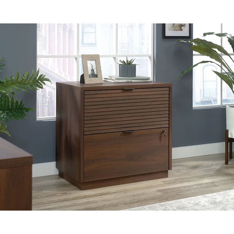 Classeur latéral 2 tiroirs Spiced Mahogany, 1 personne