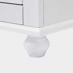 Meuble haut de rangement blanc, 2 portes et 2 tiroirs, montage par une personne